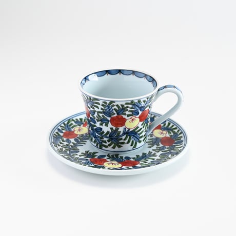 古伊万里橘コーヒーカップ