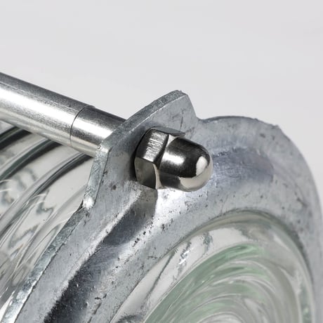 ALUMINUM TWIN GLASS WALL LAMP