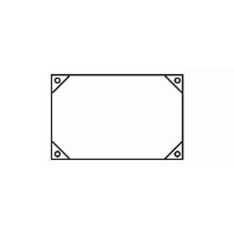 Stainless steel frame mirror with bracket
