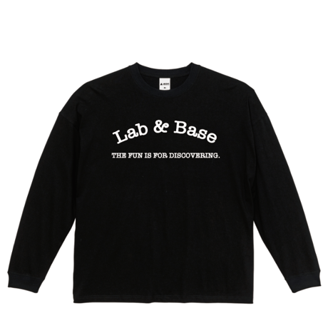 Big silhouette Long T-shirt -LAB & BASE- / Black
