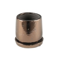 Round pot S / Bronze