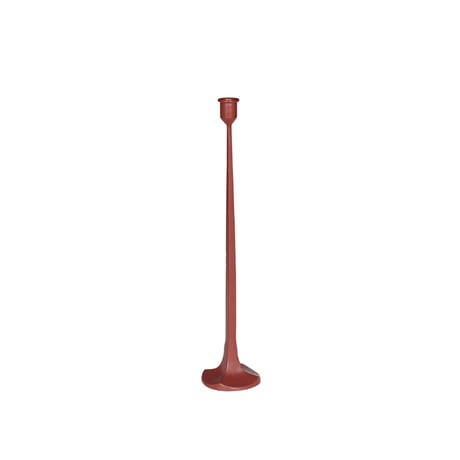 IRON CANDLE HOLDER DIAMOND RED L