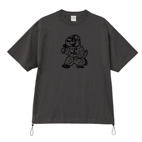 L&B Relax fit "CHARR" T-Shirt / Charcoal