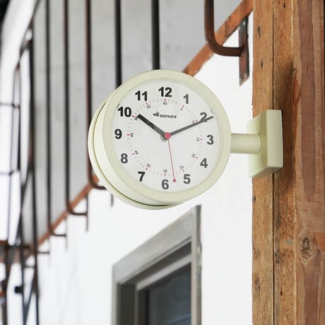 DOUBLE FACE CLOCK 170D IVORY