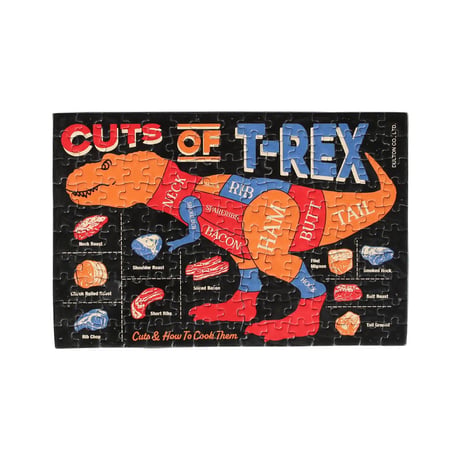 TUBE PUZZLE CUTS OF T-REX B