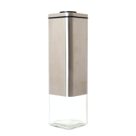 Cube jar with press lid. S