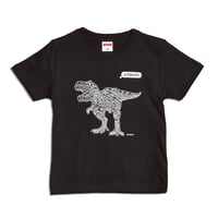 T-REX MIX T-Shirt（ブラック×ホワイト）