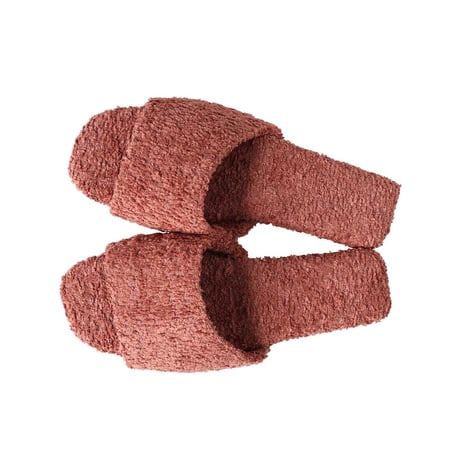 DURA-SOLE SLIPPERS MEN CURLY TERRACOTTA