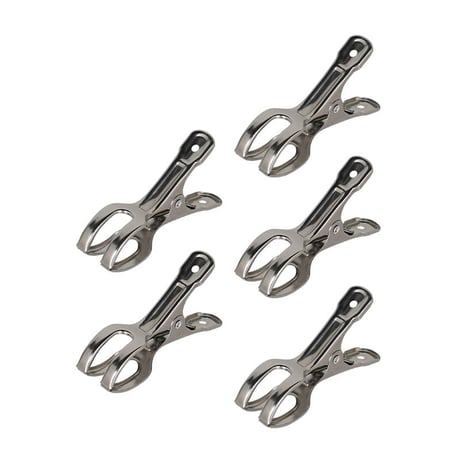 Stainless steel clothespins. S/5