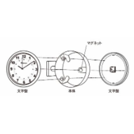 DOUBLE FACE CLOCK 170D IVORY