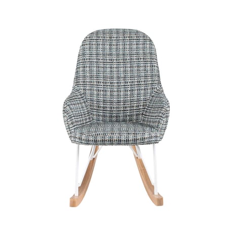ROCKING CHAIR S TWEED BLUE