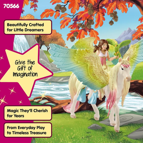 70566　Bayala Surah with Glitter Pegasus