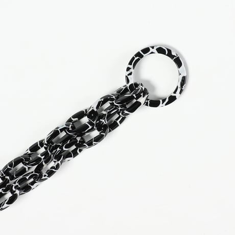 ACETATE CHAIN BACK-LOOP BLACK CRACK