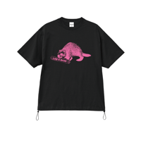 L&B Relax fit Beaver T-Shirt / Black
