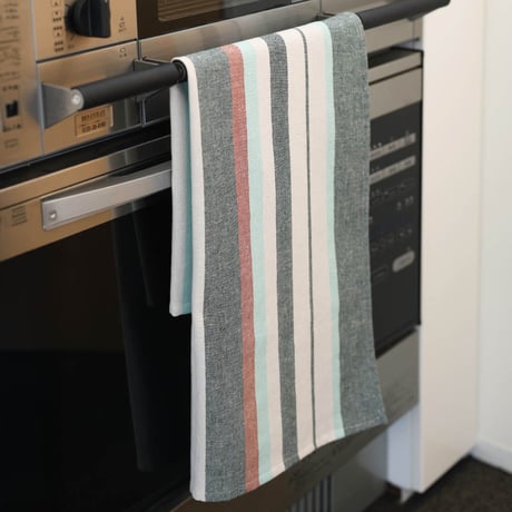 KITCHEN CLOTH STRIPY KHAKI