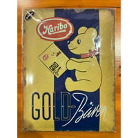 HARIBO Blechschild GB Vintage Goldbear_23365