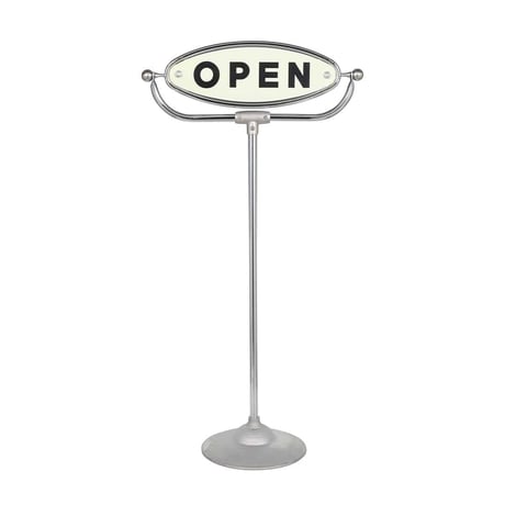 Open-closed sign stand