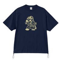 L&B Relax fit "CHARR" T-Shirt / Navy