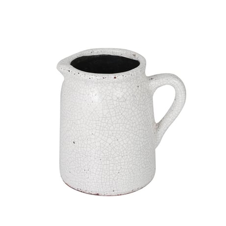 Glazed jug white