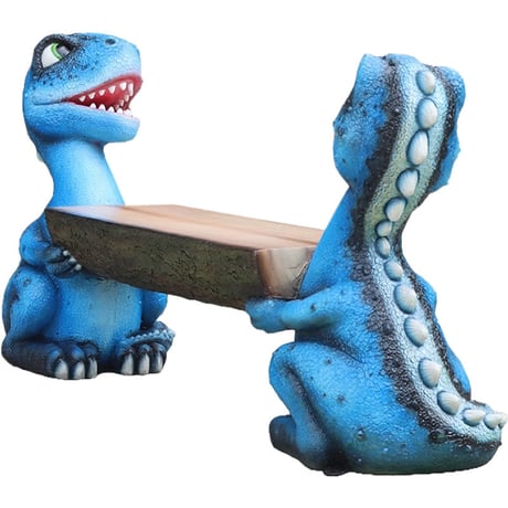 青い恐竜のベンチ / Dino Bench - Gelcoat Version - Gelcoat