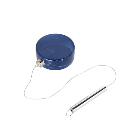 LED DISK GLASS S BLUE