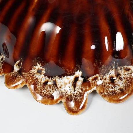 BROWN BEECH DECOR BOWL