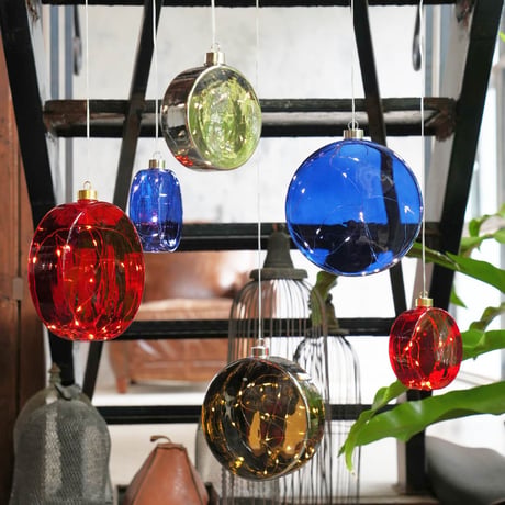 LED DISK GLASS S BLUE
