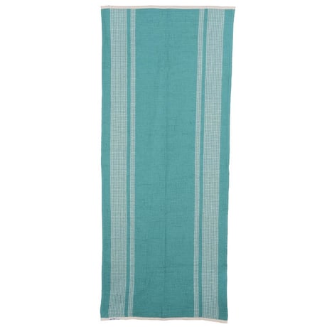 Waffle indie towel  Gray green