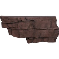 擬岩 浮石 壁掛け1 / Floating Rock Console - 1 - SedonaBrown