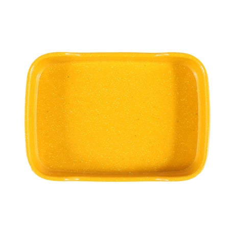 MIXED-MELAMINE STACKING TRAY YELLOW