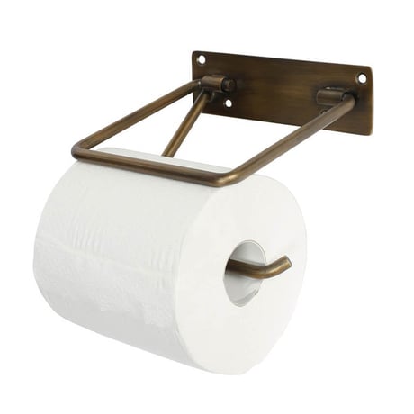PAPER HOLDER ANTIQUE BRASS
