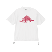 L&B Relax fit Beaver T-Shirt / White