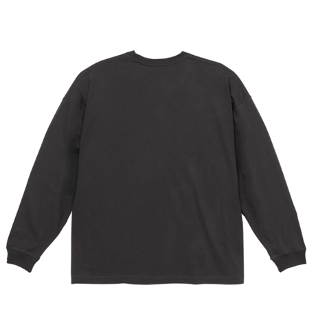 Big silhouette Long T-shirt -LAB & BASE- / Charcoal