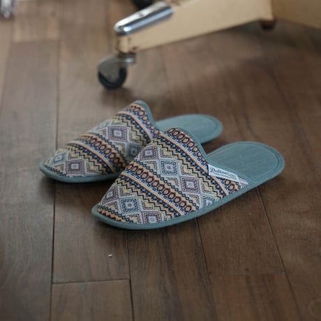 SLIPPERS MEN SAMOA GRAY GREEN
