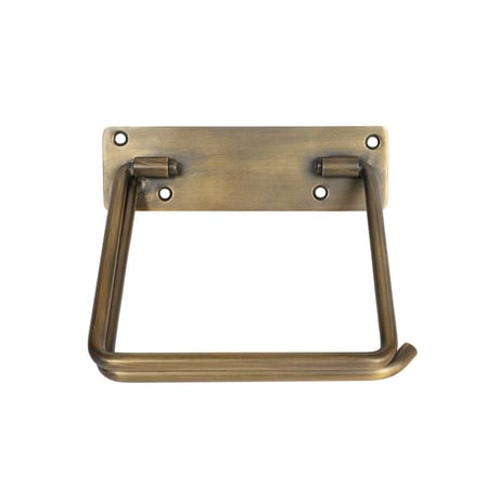 PAPER HOLDER ANTIQUE BRASS