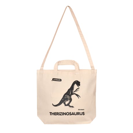 2way tote bag　Natural / テリジノサウルス