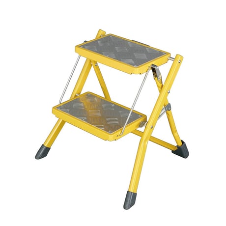 Folding 2-steps ladder Galvanized