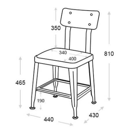 Standard chair　Gray green