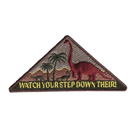DINOSAUR WAPPEN B2 WATCH YOUR STEP
