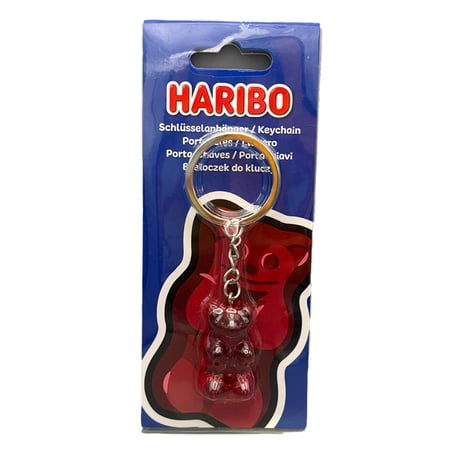 HARIBO Keychain acrylic Goldbear Purple