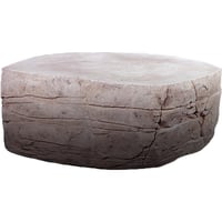 岩のテーブル　ストーン風ホワイト / Grand Canyon Coffee Table 45.625x33.75x17"H
