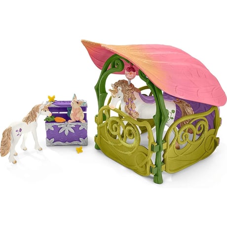 42445　Bayala Glitter Flower House with Unicorns