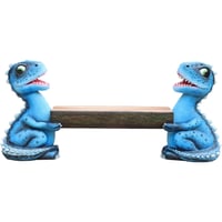 青い恐竜のベンチ / Dino Bench - Gelcoat Version - Gelcoat