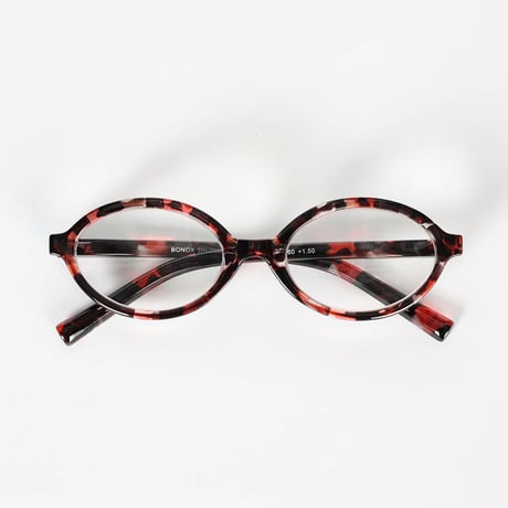 READING GLASSES BLACK RED