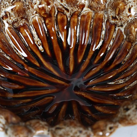 BROWN BEECH DECOR BOWL