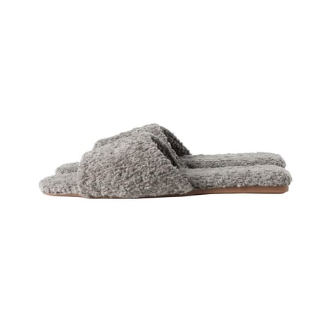 DURA-SOLE SLIPPERS WOMEN CURLY GRAY