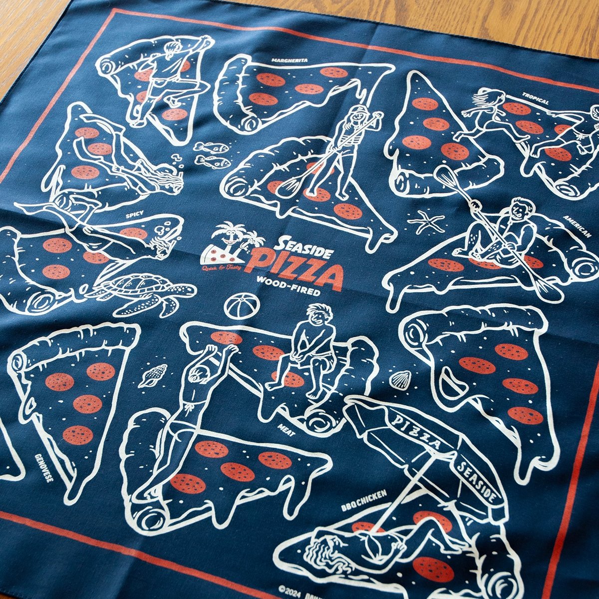BANDANA 04 / NAVY | LAB & BASE STORE