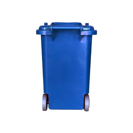 PLASTIC TRASH CAN 45L BLUE