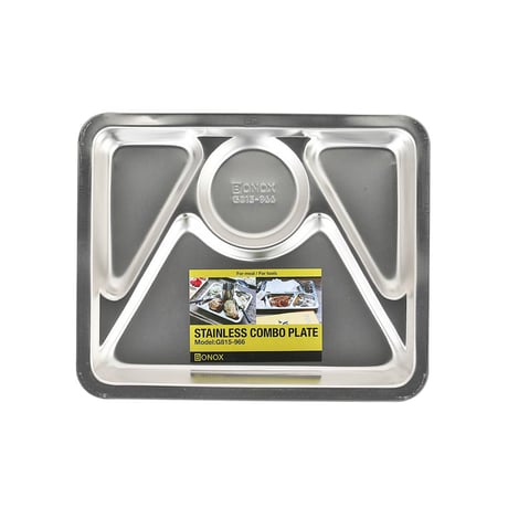 STAINLESS COMBO PLATE B