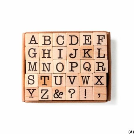 TOOLS to LIVEBY Alphabet stamp_A